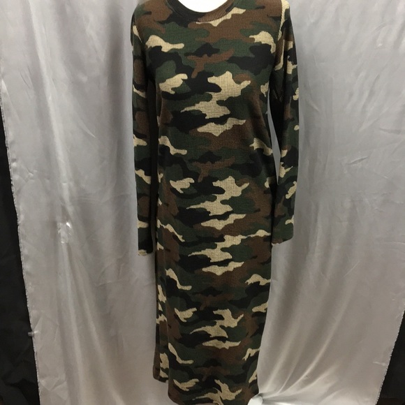 zara camo dress